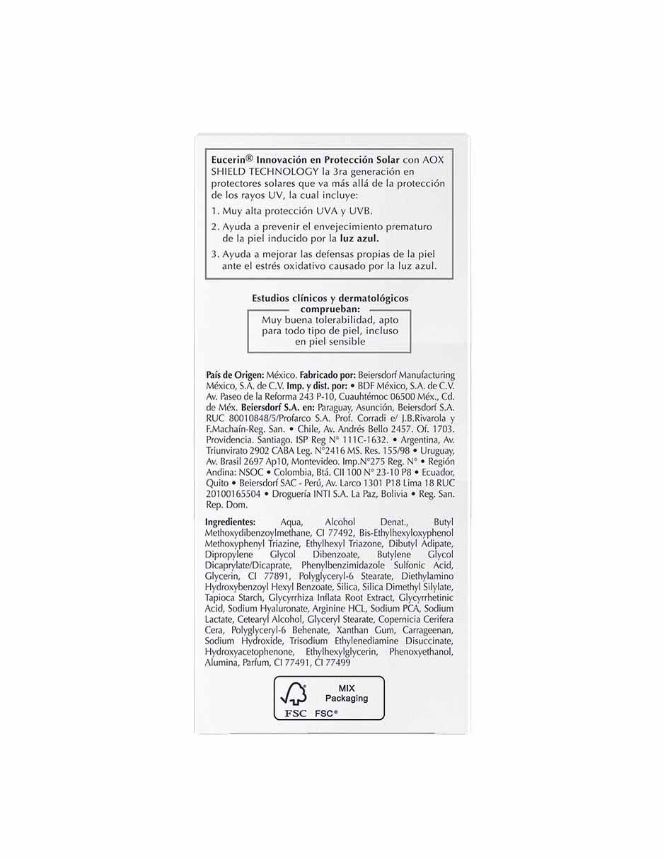 Tratamiento facial Hydrofluid Sun para eliminar el brillo 10