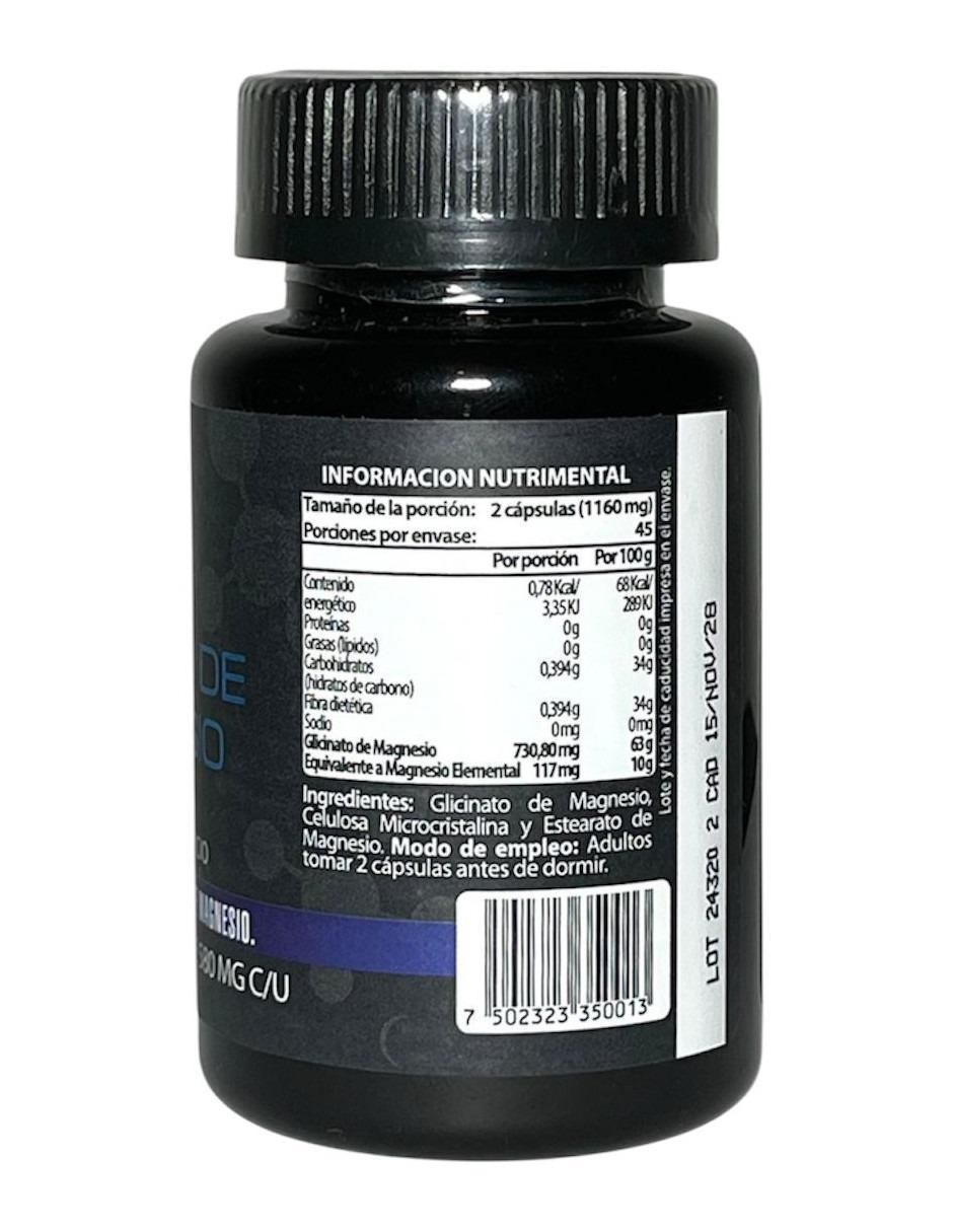 Glicinato de Magnesio con glicinato de 90 cápsulas 2
