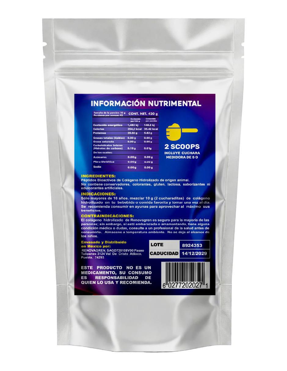 Péptidos de Colágeno Hidrolizado Alemán Mujer 50 + 2