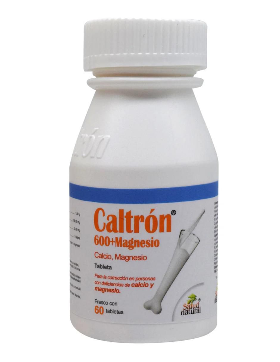CALCIO CALTRON 600 CON MAGNESIO 60 TAB Salud Natural de 60 cápsulas 1