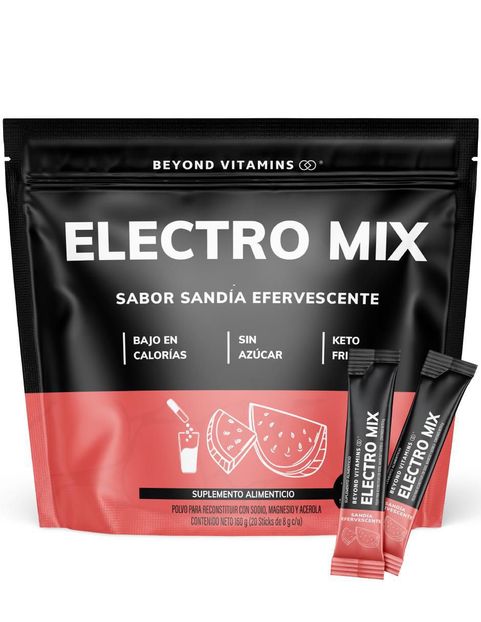 Electrolitos sin azúcar efervescente sabor sandia de 180 g