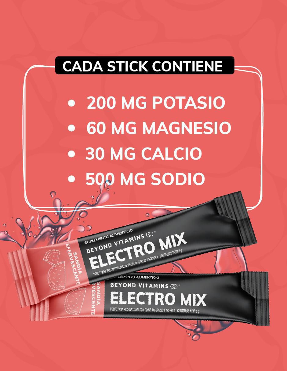 Electrolitos sin azúcar efervescente sabor sandia de 180 g 2