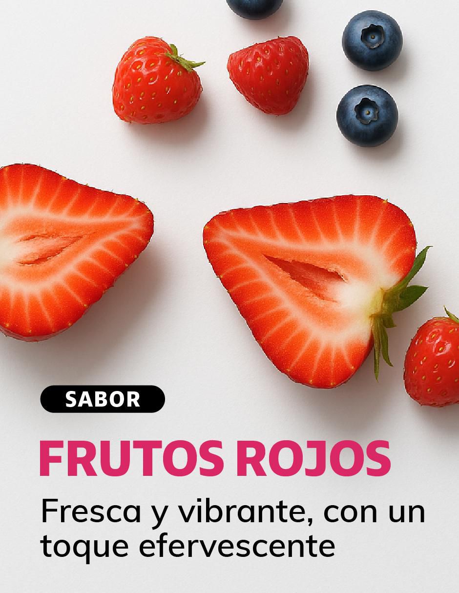 Electrolitos sin azúcar efervescente sabor frutos rojos de 160 g 3