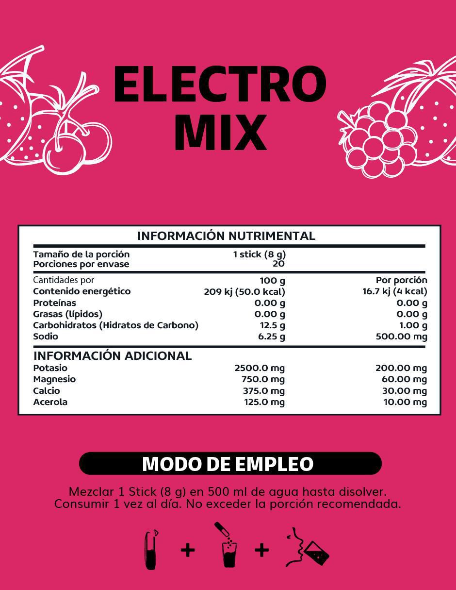 Electrolitos sin azúcar efervescente sabor frutos rojos de 160 g 8