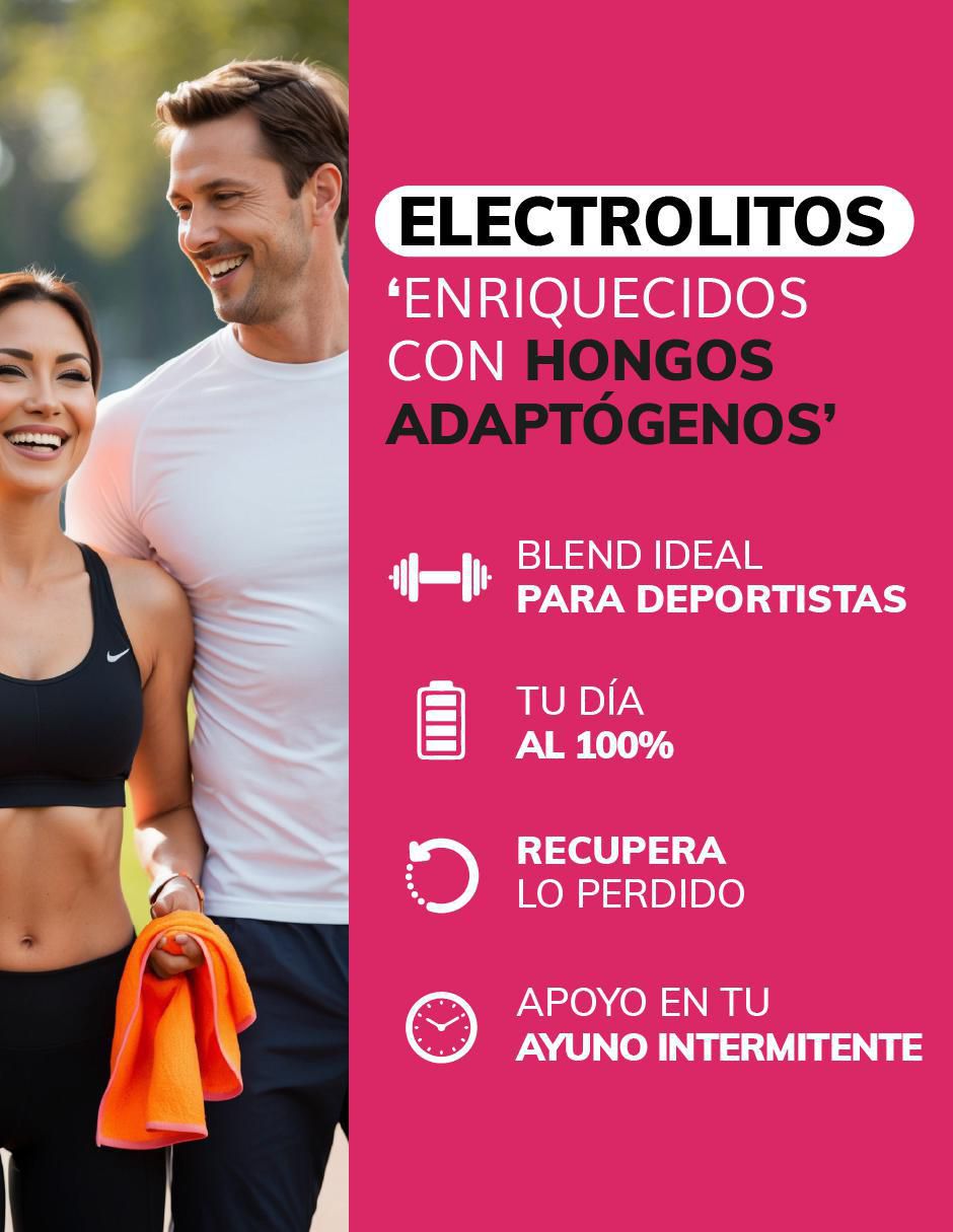 Electrolitos sin azúcar efervescente con hongos sabor frutos rojos de 180 g 8