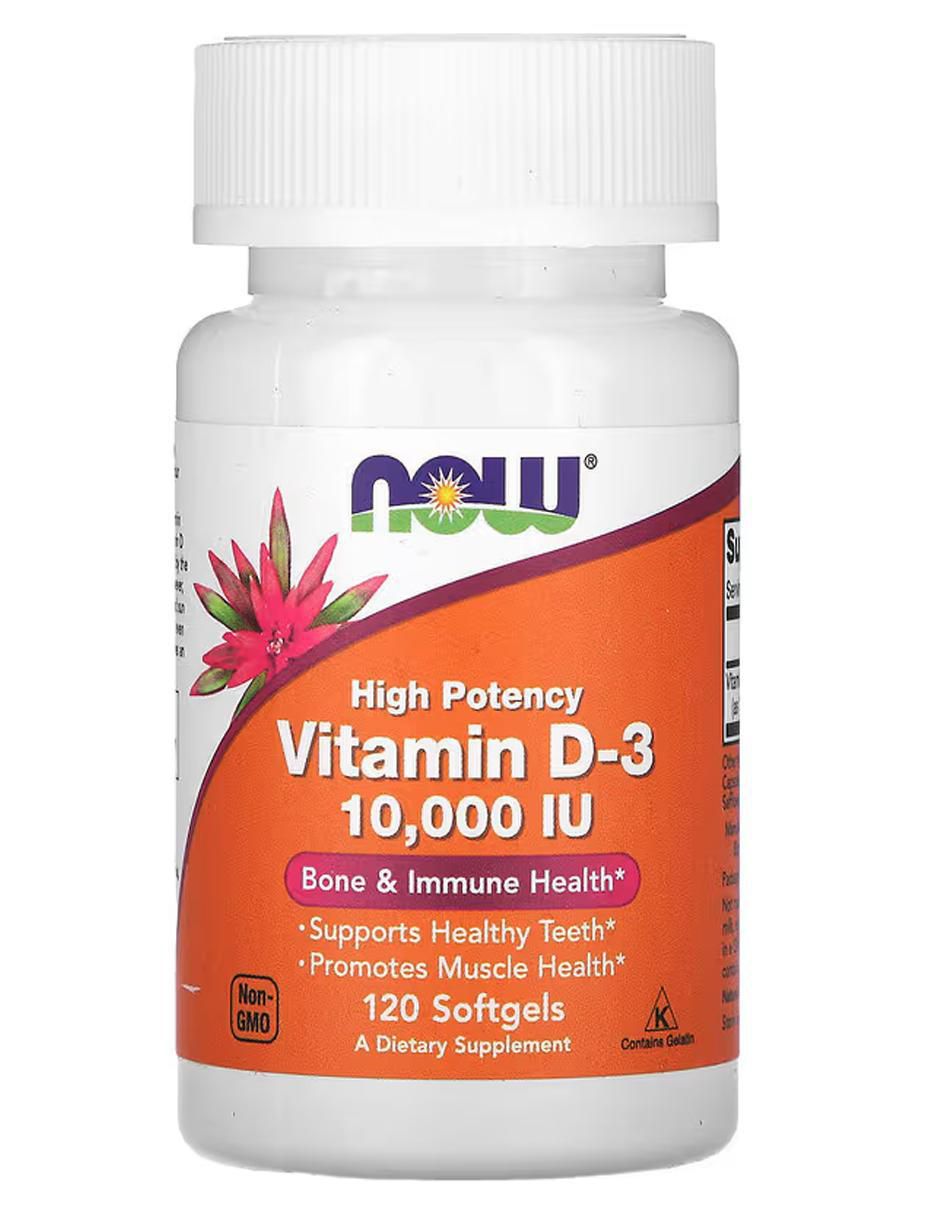 Vitamina D-3 10.000 UI de 120 cápsulas Vitamina D-3 10.000 UI de 120 cápsulas