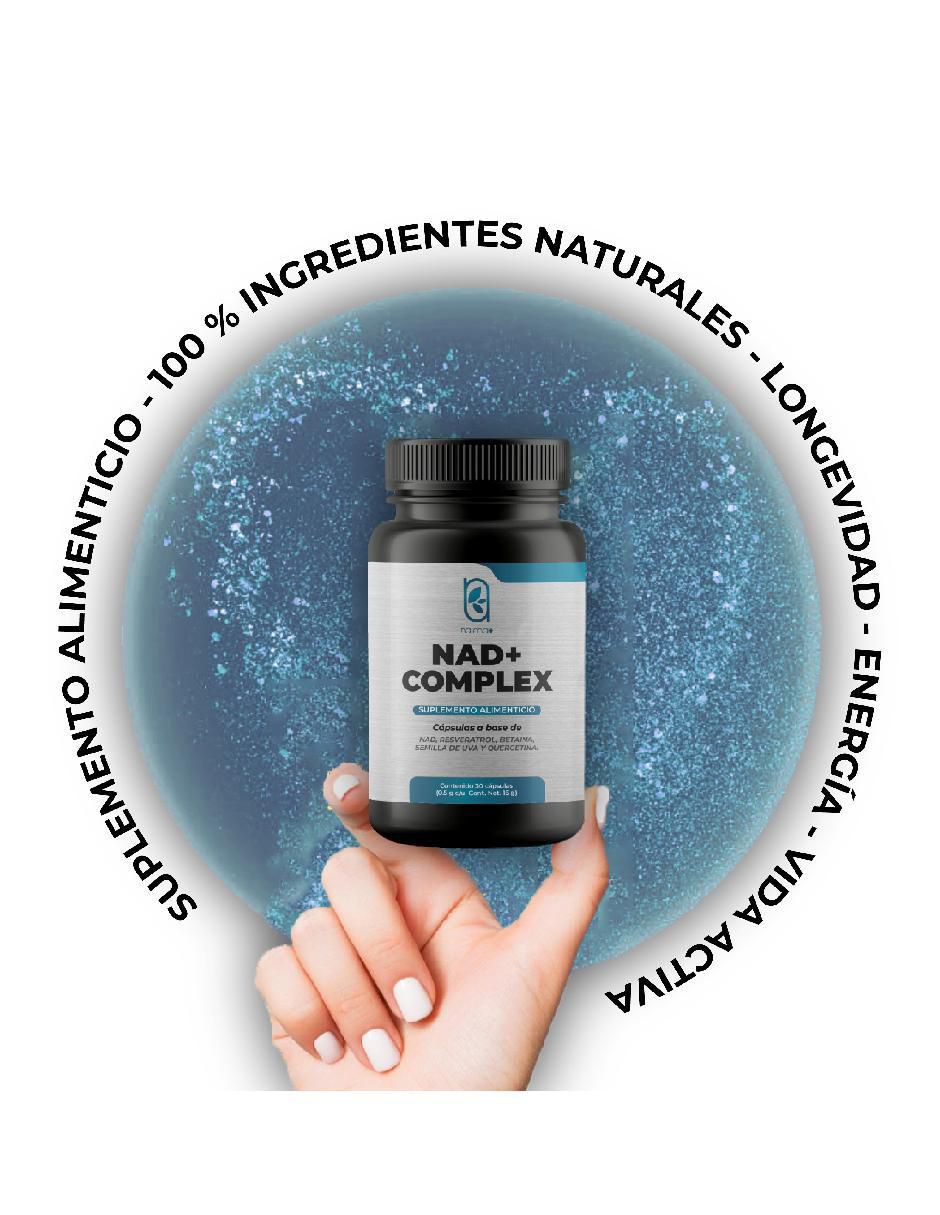 NAD+ Complex con nad+ (nicotinamide adenine dinucleotide) de 30 cápsulas 5