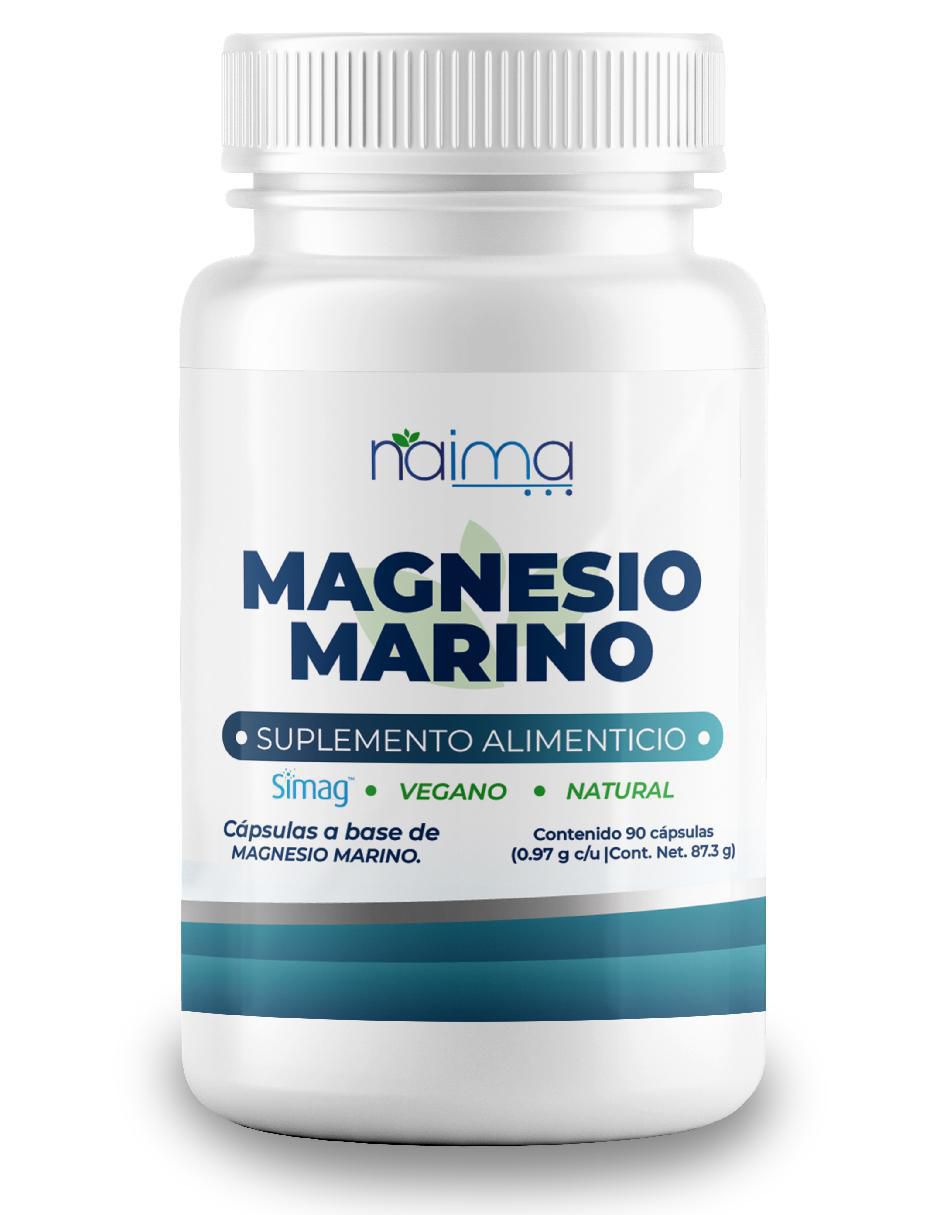 Magnesio Marino Simag Vegano con magnesio marino de 90 cápsulas