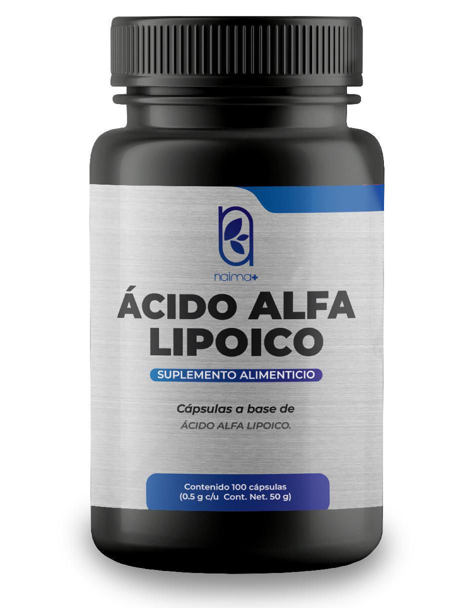 Ácido Alfa Lipoico de 100 cápsulas