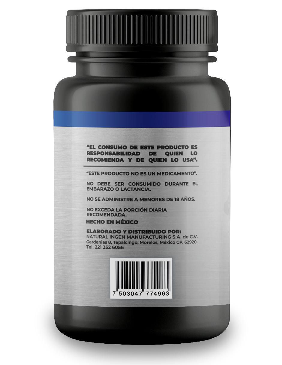 Ácido Alfa Lipoico de 100 cápsulas 2