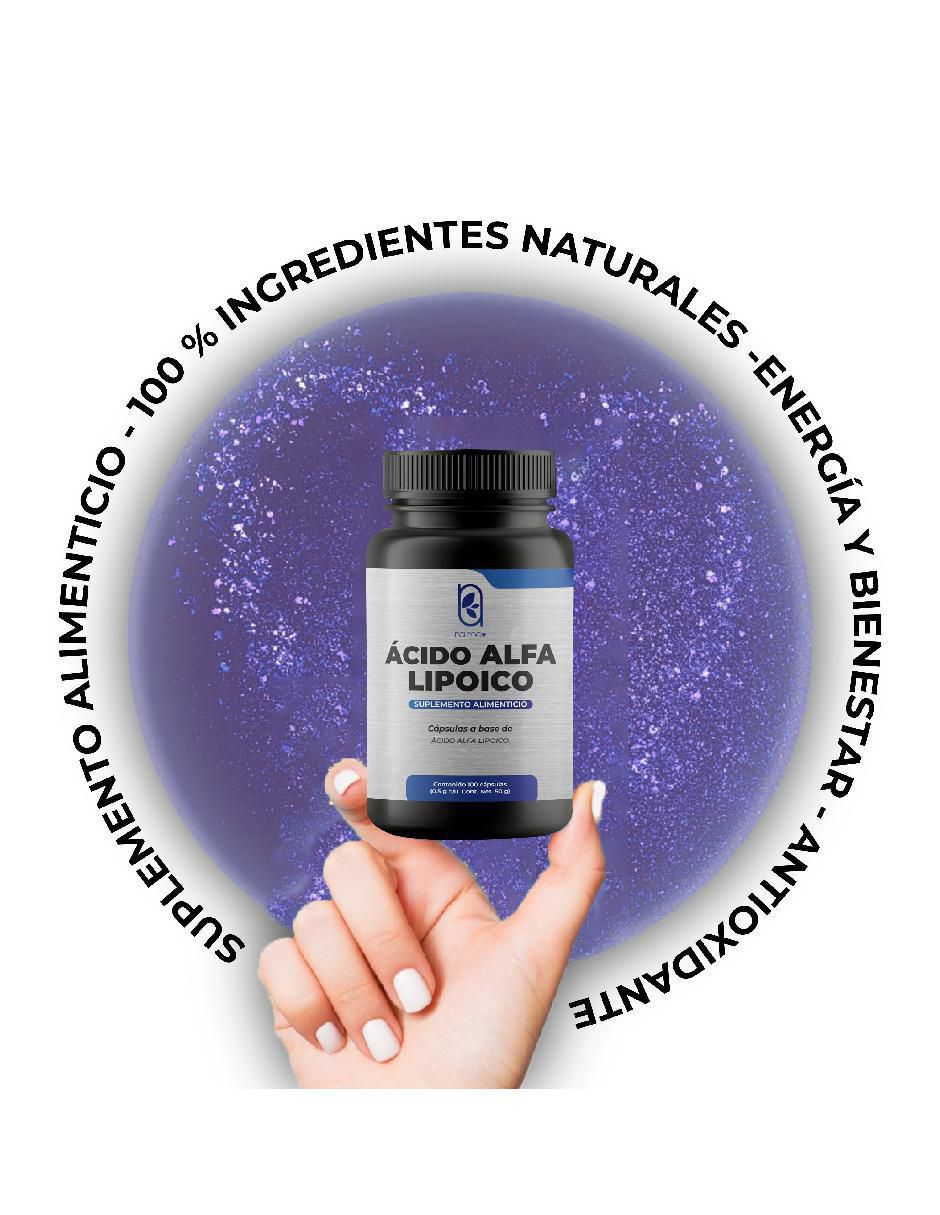 Ácido Alfa Lipoico de 100 cápsulas 7