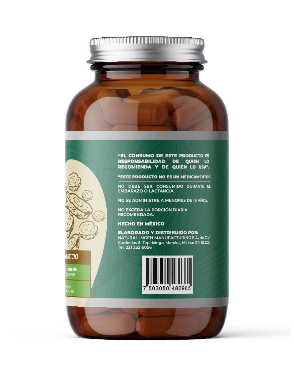 Astrágalo Adaptogens Vegano con astrágalo de 120 cápsulas 2