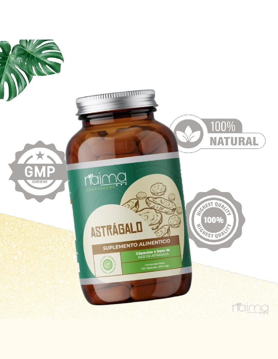 Astrágalo Adaptogens Vegano con astrágalo de 120 cápsulas 5