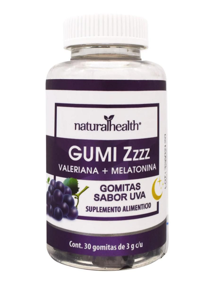Gumi Zzzz Natural Health con melatonina sabor uva de 30 gomitas Gumi Zzzz Natural Health con melatonina sabor uva de 30 gomitas