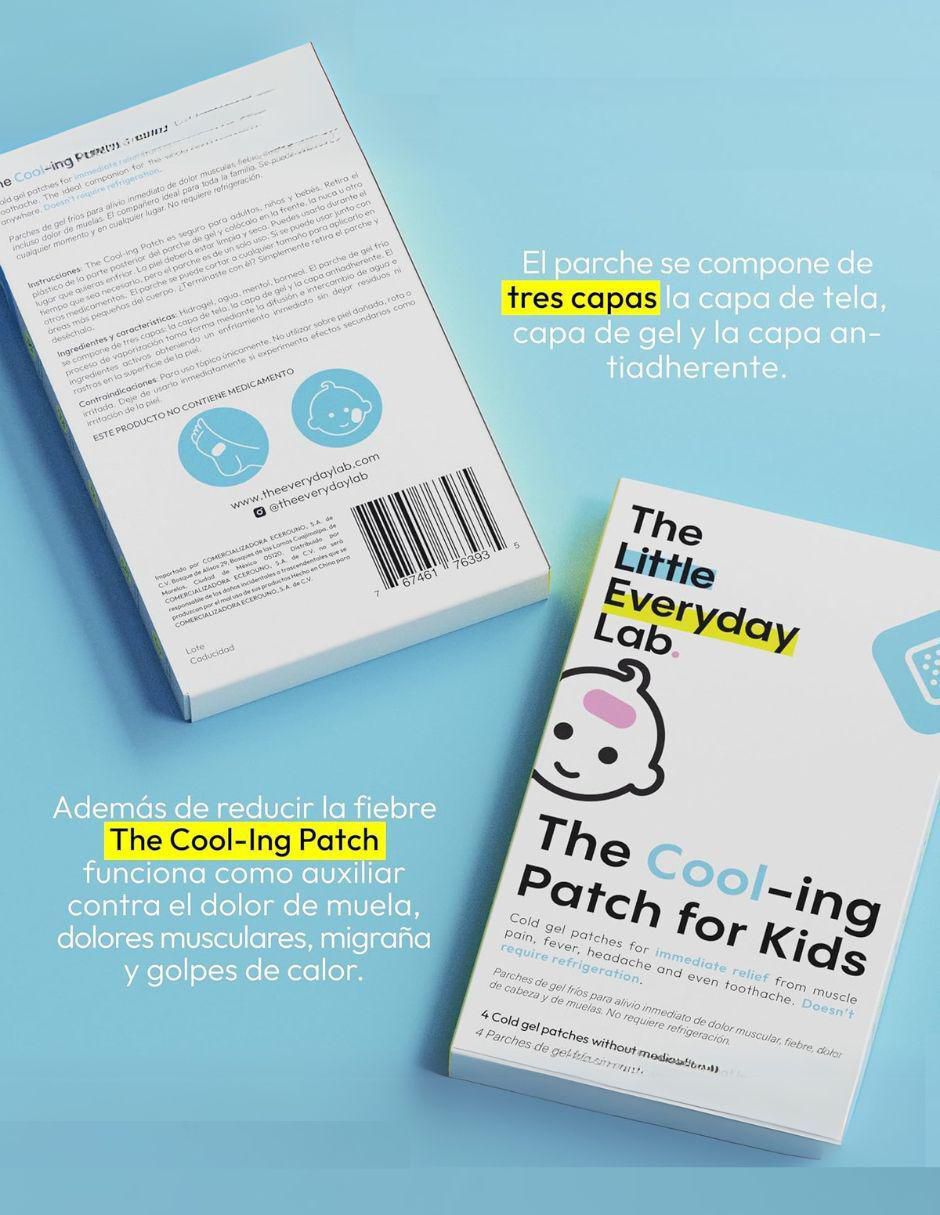 The Cool-ing Patch for Kids- Parches fríos para bajar la temperatura o dolor con multivitaminico de 4 parches 3