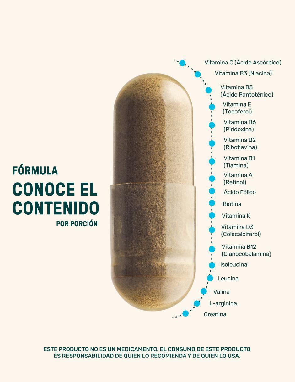 All Men Life 360+ Vitamina C de 80 cápsulas 3
