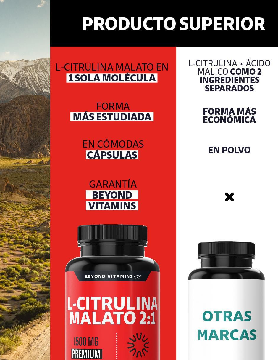 L-Citrulina Malato 1500mg de 60 cápsulas 4