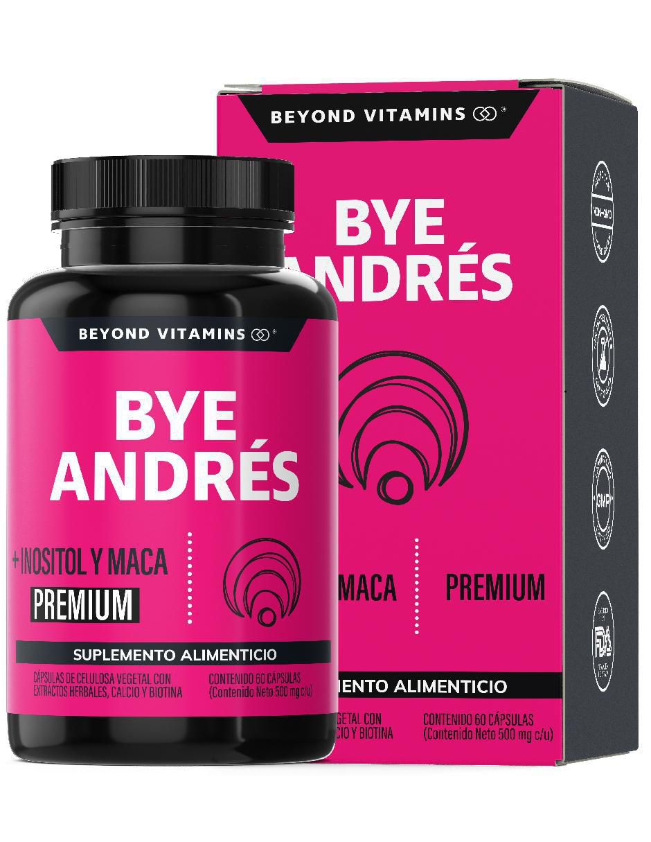 Bye Andres Inositol y Maca de 60 cápsulas Bye Andres Inositol y Maca de 60 cápsulas