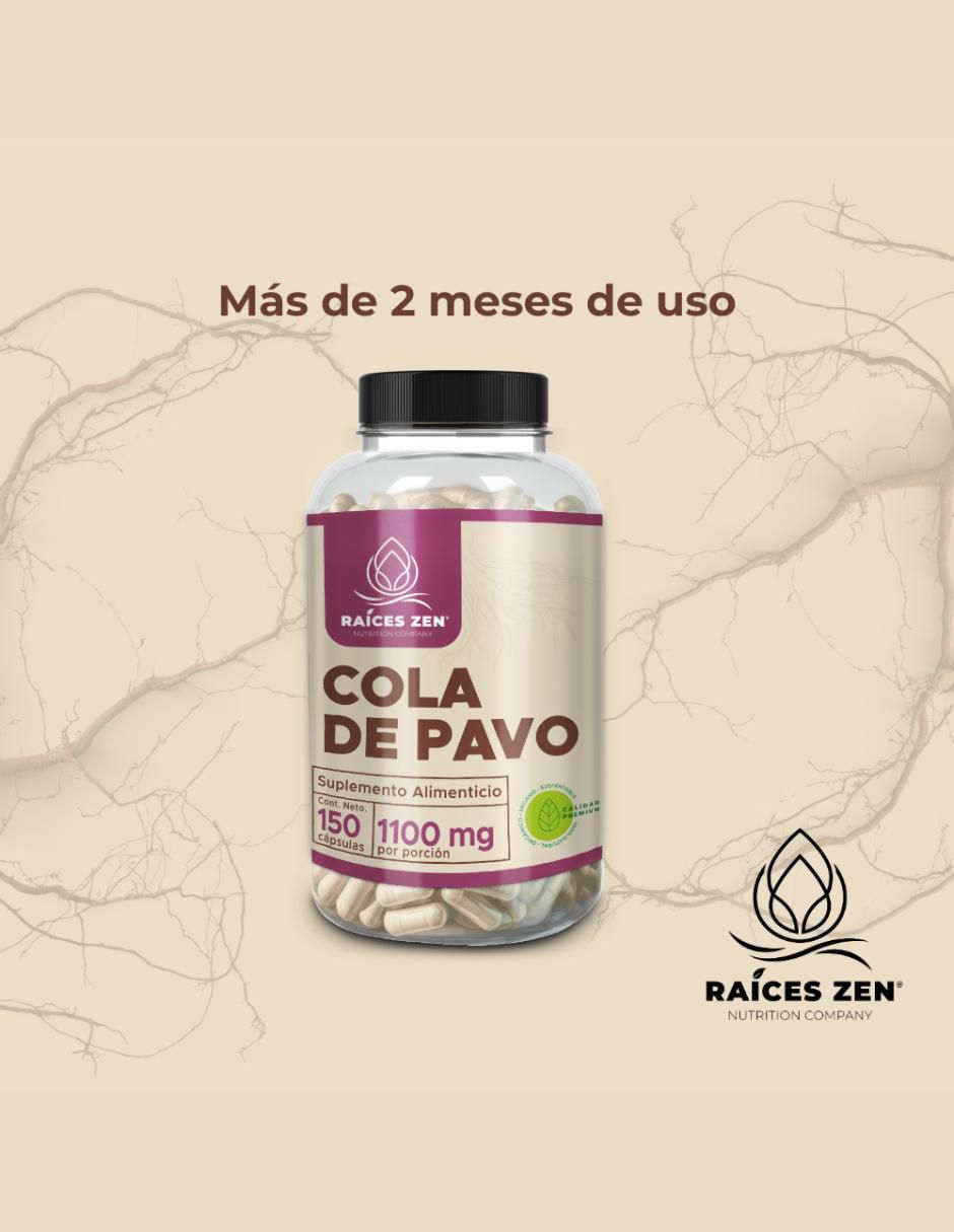 Hongo Cola de Pato Súper Premium de 150 cápsulas 2