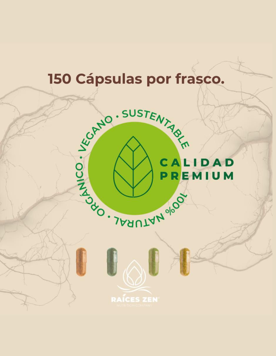 Hongo Cola de Pato Súper Premium de 150 cápsulas 4