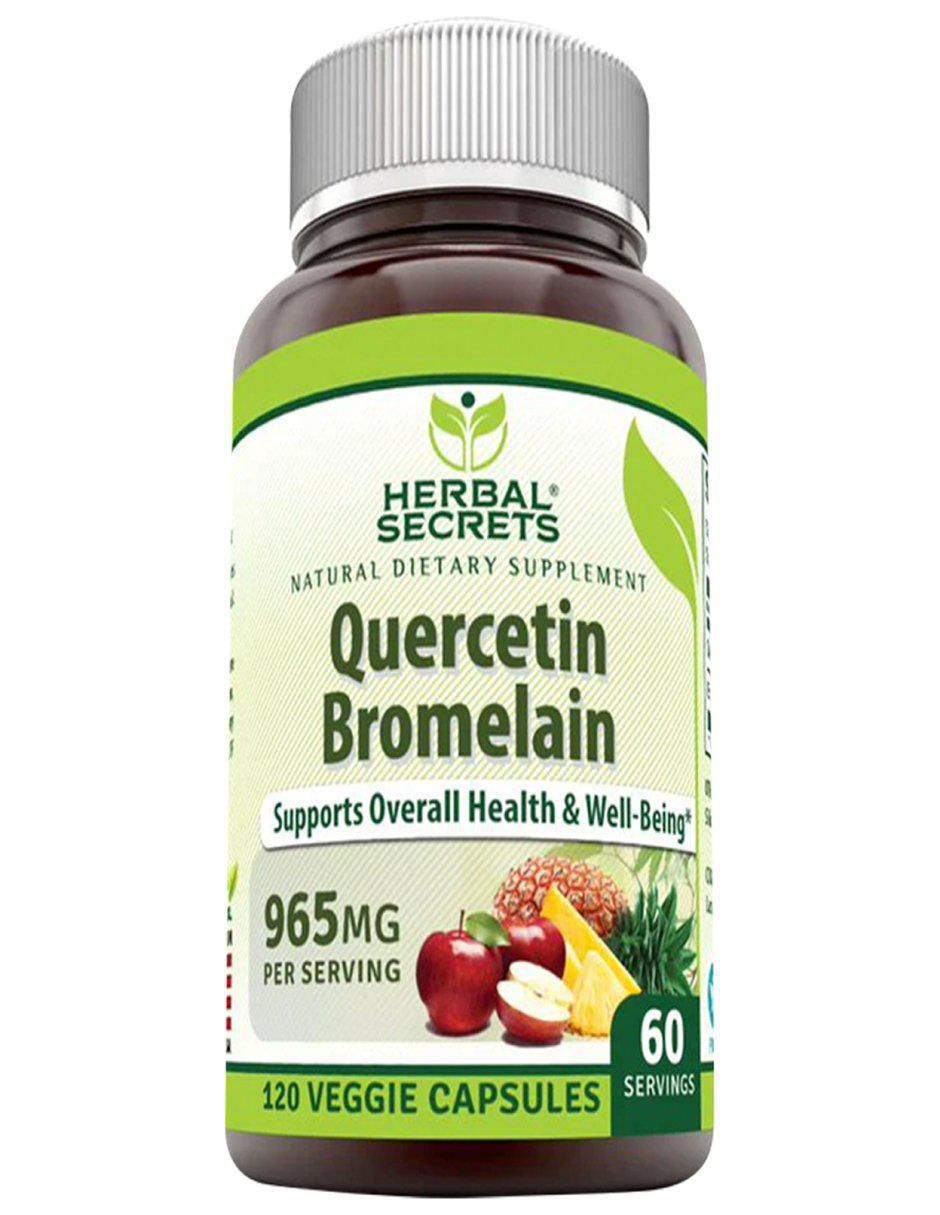 Quercetina con quercetina y bromelia de 120 cápsulas 1
