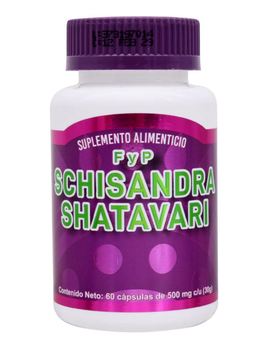 SCHISANDRA SHATAVARI FORTALEZA Y PLENITUD de 60 cápsulas