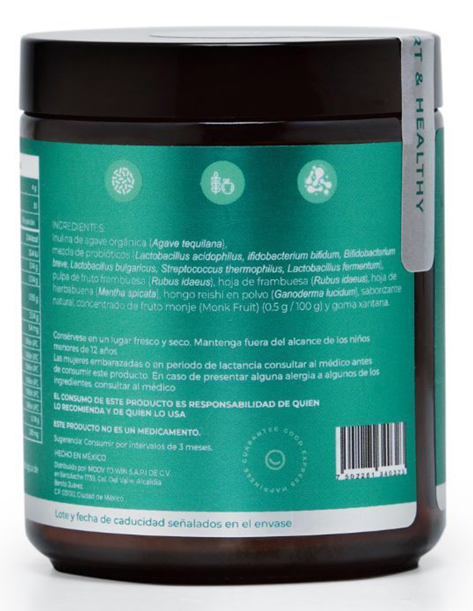 Good Gut con probióticos sabor frambuesa de 120 ml 2