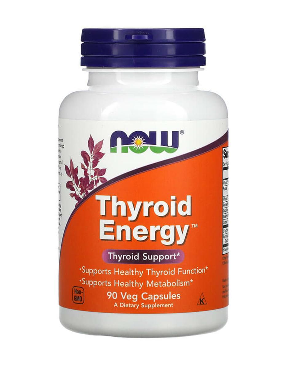 Thyroid Energy con vitaminas y minerales de 90 cápsulas