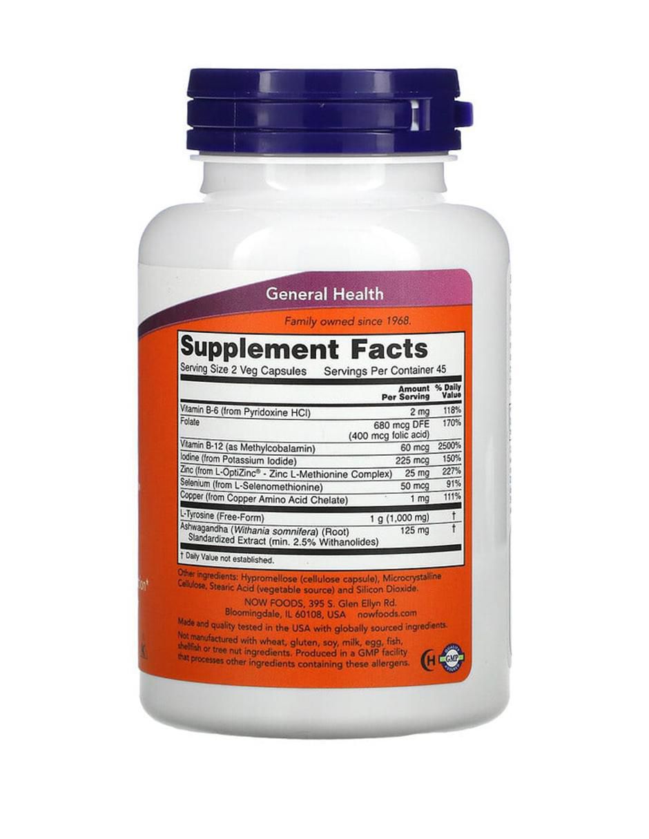 Thyroid Energy con vitaminas y minerales de 90 cápsulas 2