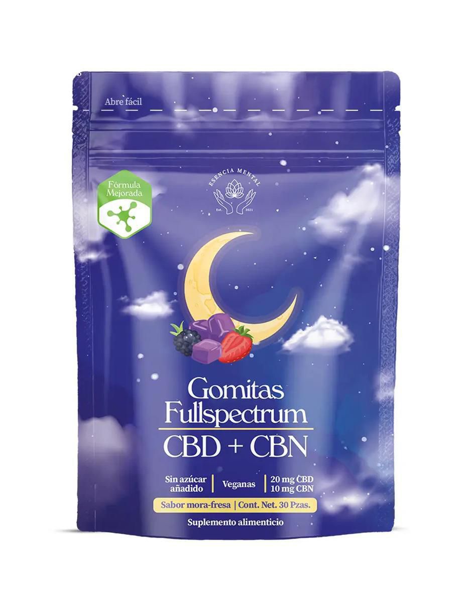Gomitas para dormir (CBD + CBN) sabor moras de 30 gomitas Gomitas para dormir (CBD + CBN) sabor moras de 30 gomitas