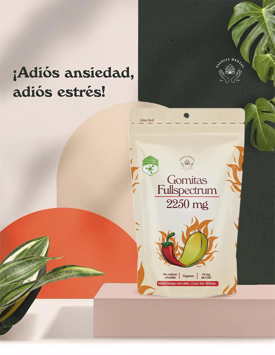 Gomitas Fullspectrum con CBD sabor mango de 90 gomitas 4