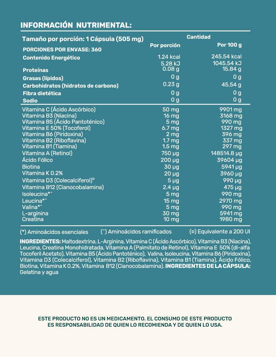 Set de suplementos alimenticios All Men & Mens Testo con L-Arginina 14