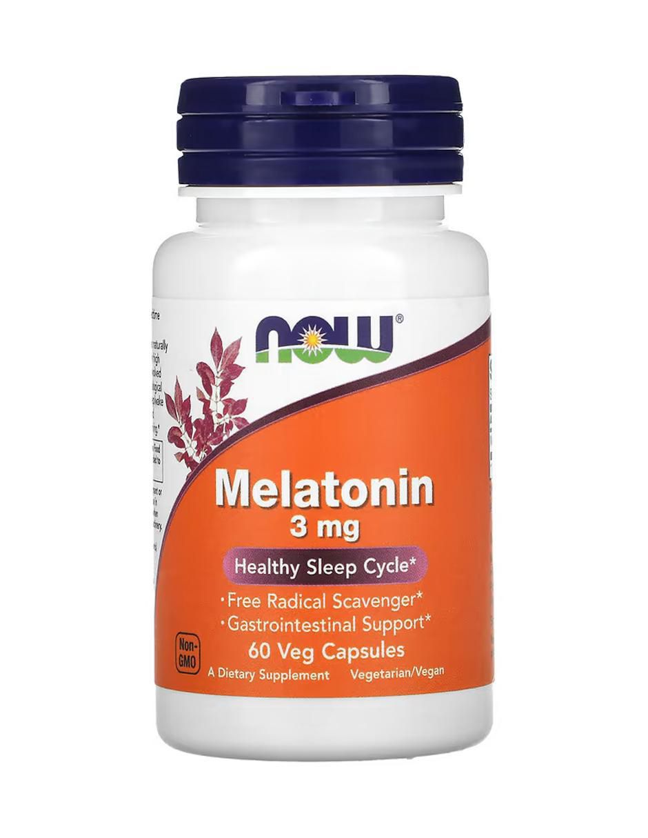 Melatonina, 3 mg con melatonina de 60 cápsulas Melatonina, 3 mg con melatonina de 60 cápsulas