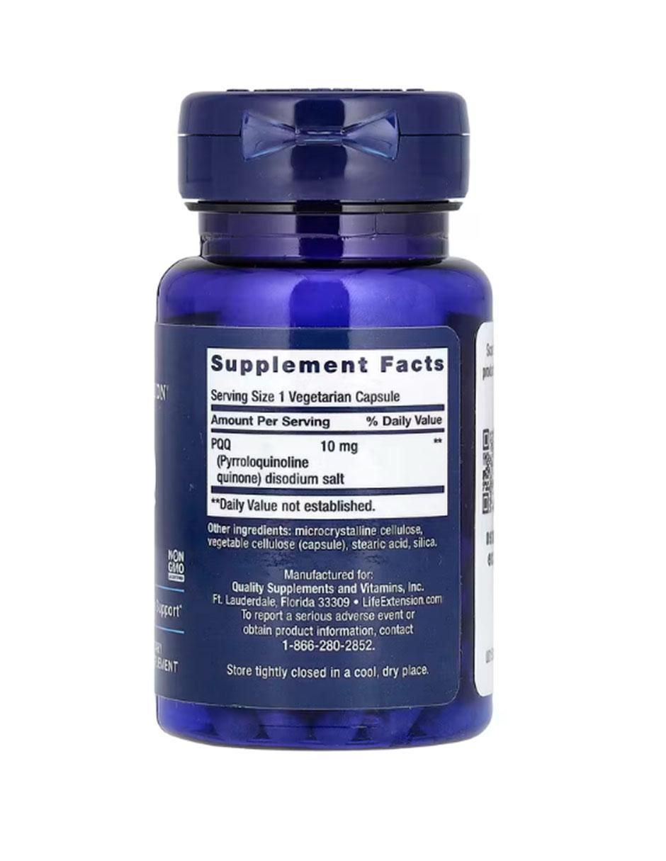 Pqq con vitaminas y minerales de 30 cápsulas 2