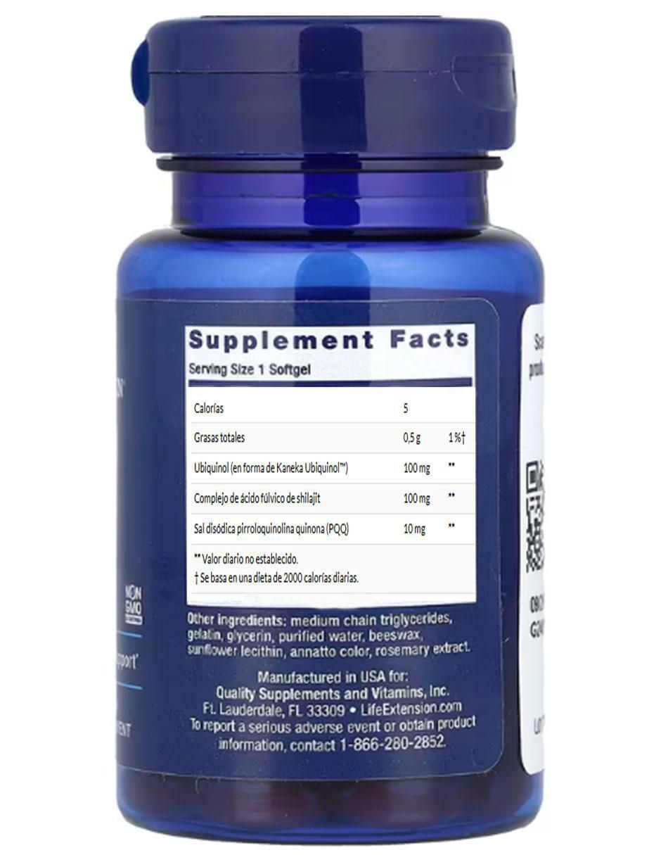 CoQ10 con ubiquinol de 30 cápsulas 2