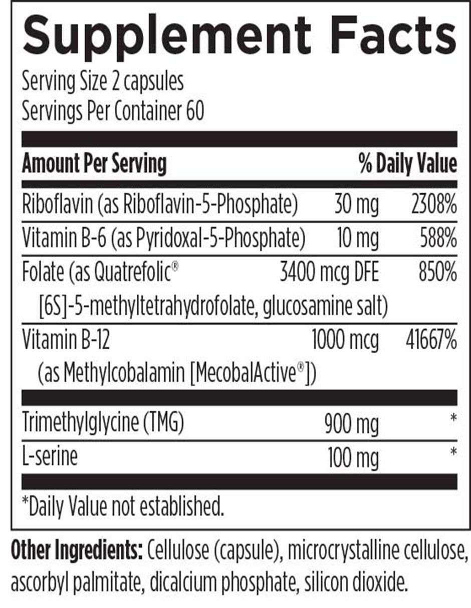 homocisteina con vitaminas y minerales de 120 cápsulas 2