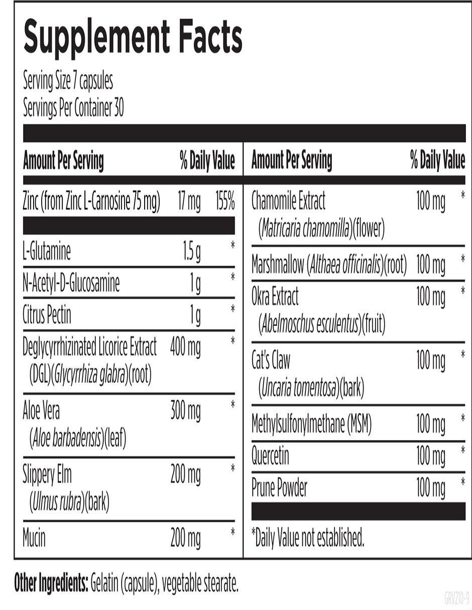 gi revive con vitaminas y minerales de 210 cápsulas 2