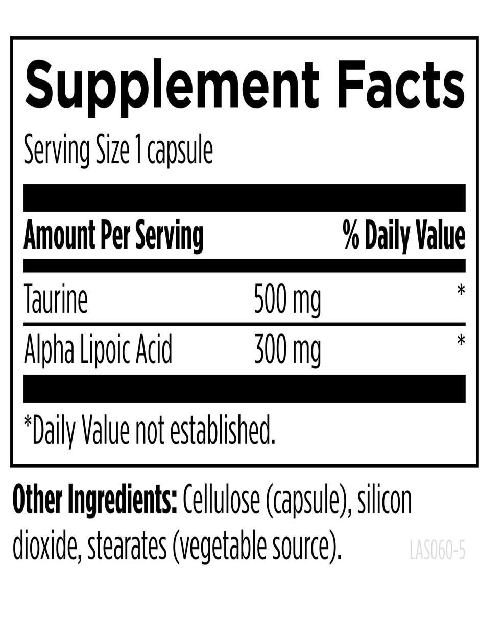 Ácido Lipoic con ácido alfa lipoico de 60 cápsulas 2