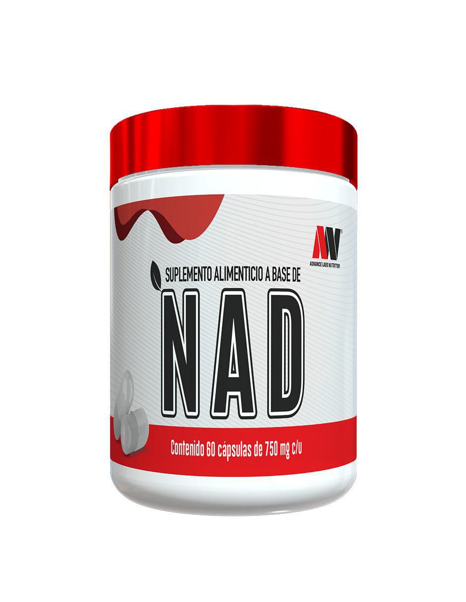 NAD con nad+ (nicotinamide adenine dinucleotide) de 60 cápsulas