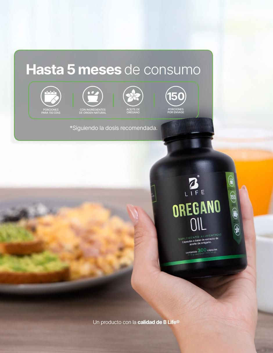 Aceite de Orégano de 300 cápsulas 7