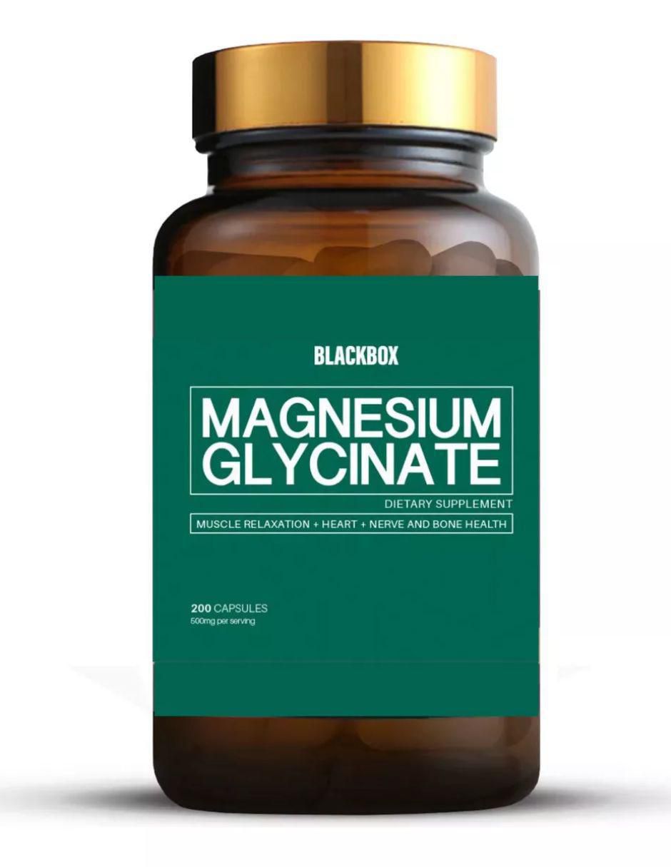 Magnesium Glycinate con glicinato de magnesio de 200 cápsulas