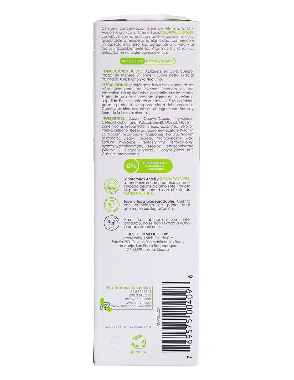 Crema para rostro y cuerpo recomendada para revitalizar día y noche para todo tipo piel 3