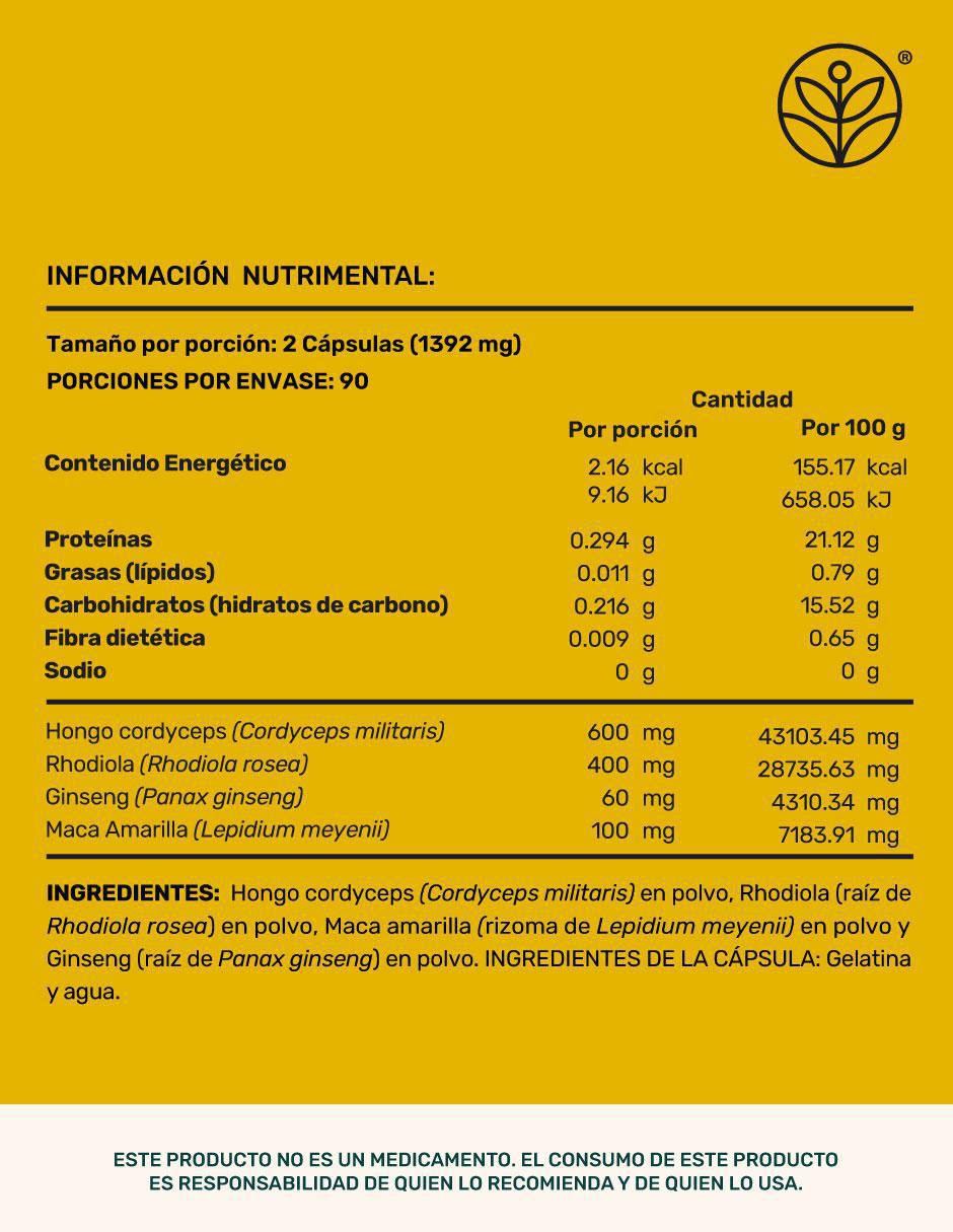 Fuel Up Blend con cordyceps 5
