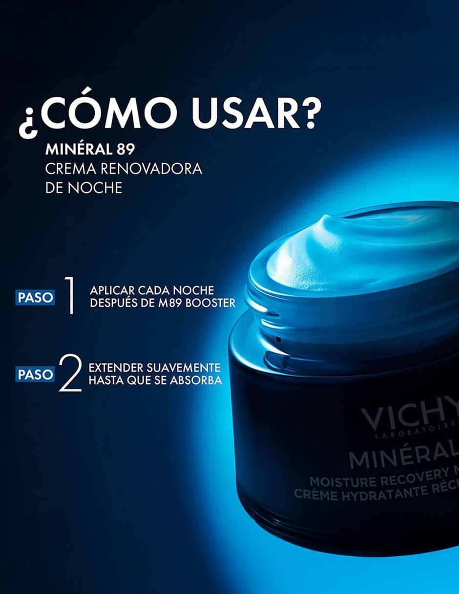 Crema facial recomendada para hidratar de noche Crema de noche Minéral 89 para piel seca y sensible 11