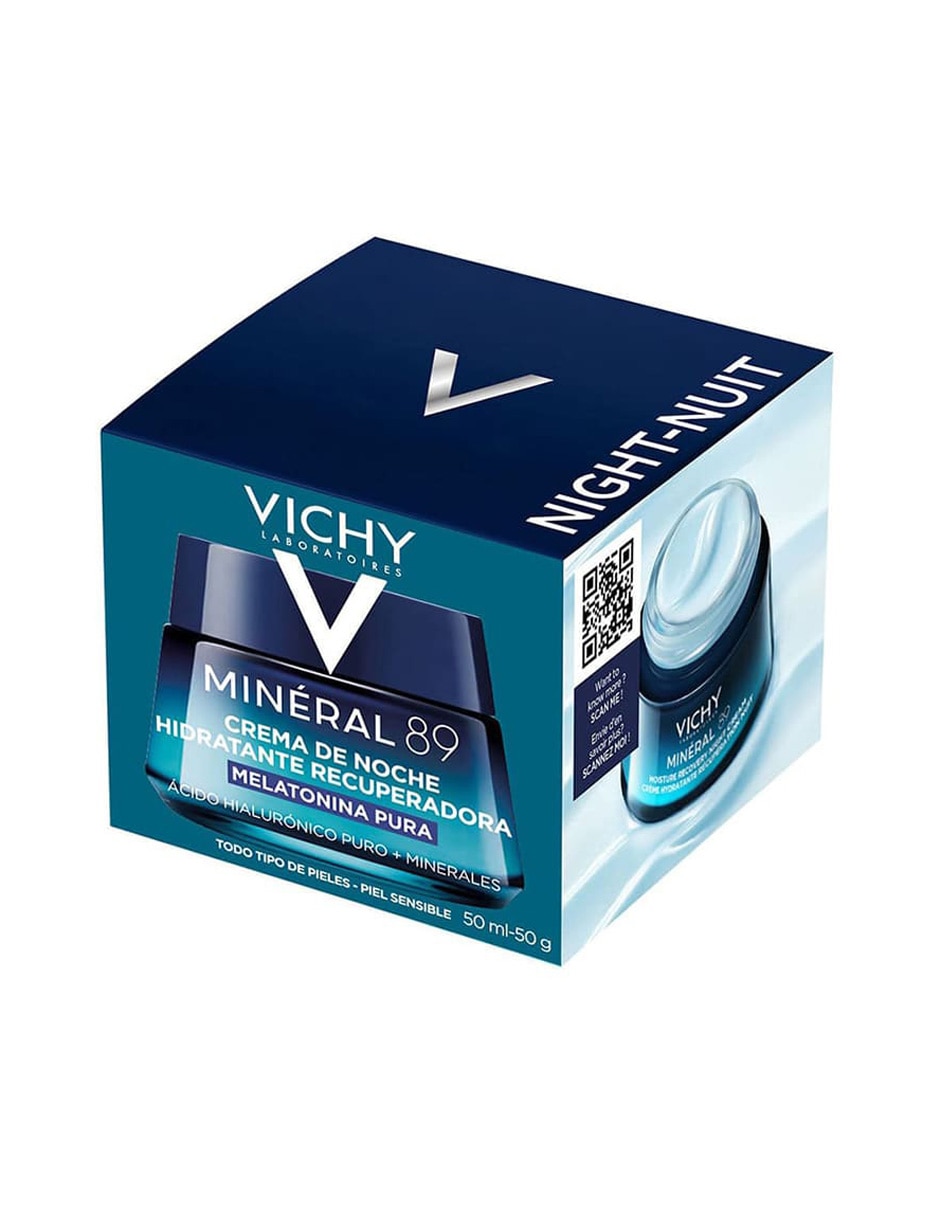 Crema facial recomendada para hidratar de noche Crema de noche Minéral 89 para piel seca y sensible 4