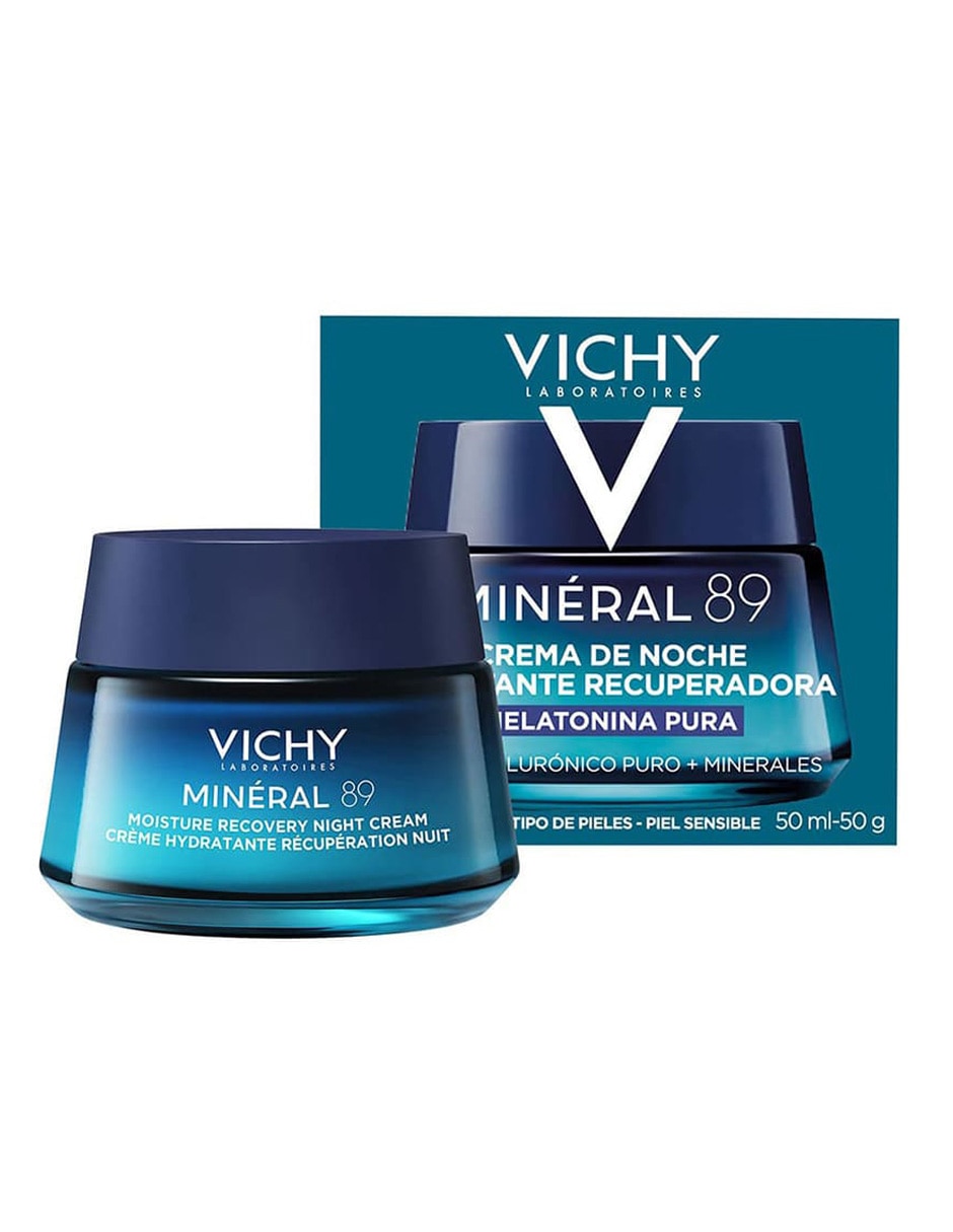Crema facial recomendada para hidratar de noche Crema de noche Minéral 89 para piel seca y sensible 5
