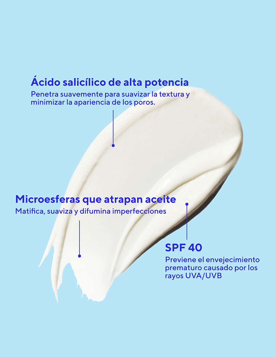 Protector solar FPS 40 blemish control 50 ml 5