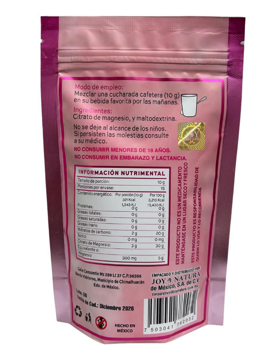 Citrato de magnesio sabor natural de 150 g 2