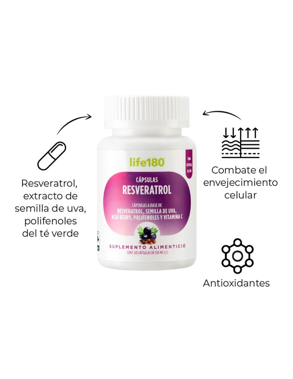 Resveratrol de 60 cápsulas 4
