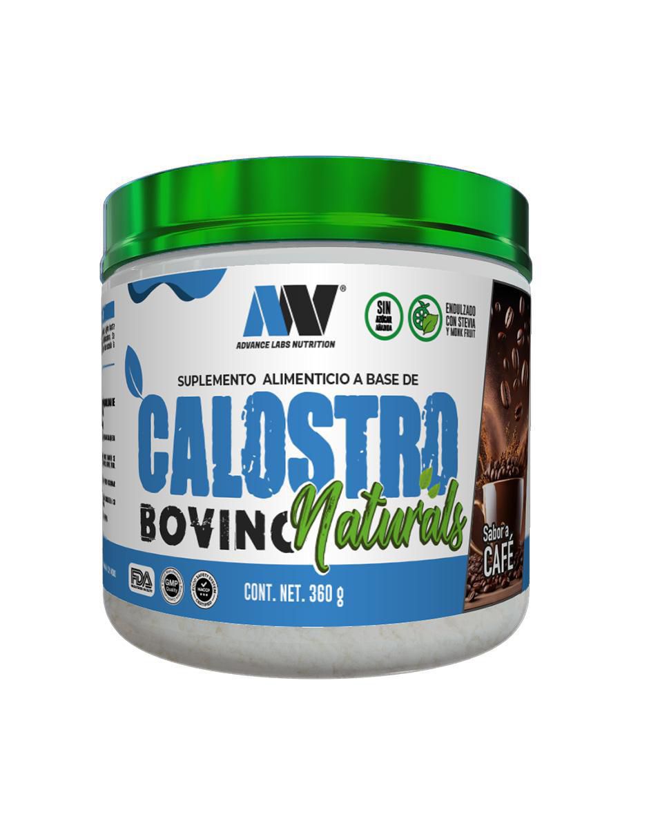Calostro Bovino Naturals con calostro bovino sabor café de 360 g